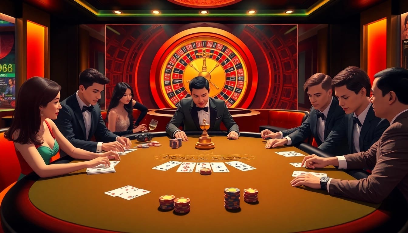 Experience the excitement of Nhà cái RR88 with vibrant casino games and engaged players.
