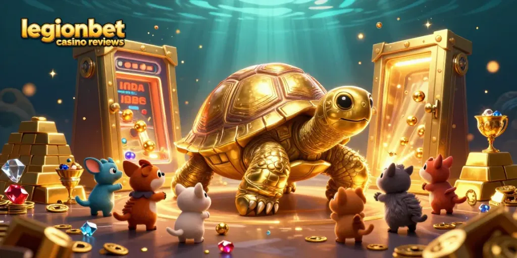 Engage with legionbet casino reviews and witness a vivid 3D casino scene full of treasure and excitement.