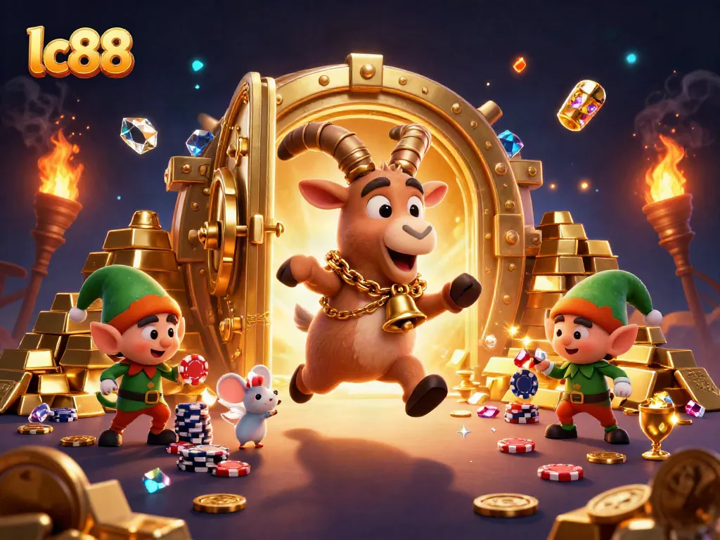 Experience winning thrills at lc88 with a lively holiday-horror casino scene featuring unique characters.
