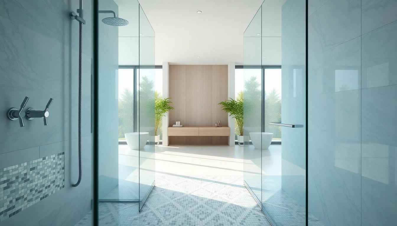 Transform your space with a stunning wet room shower featuring seamless glass and tile design.