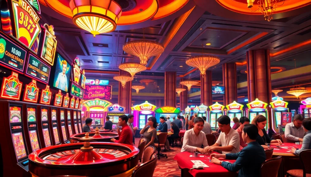 Experience the excitement of casino games at https://nhacaiuytin.place/ with vibrant slots, roulette, and poker tables.