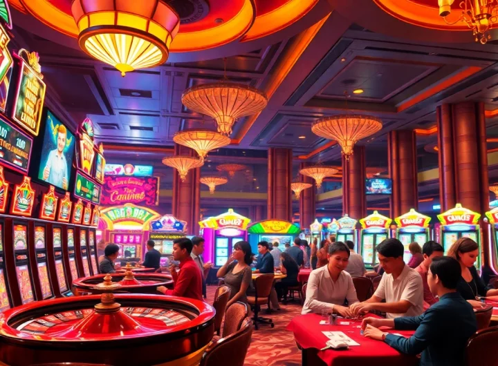 Experience the excitement of casino games at https://nhacaiuytin.place/ with vibrant slots, roulette, and poker tables.