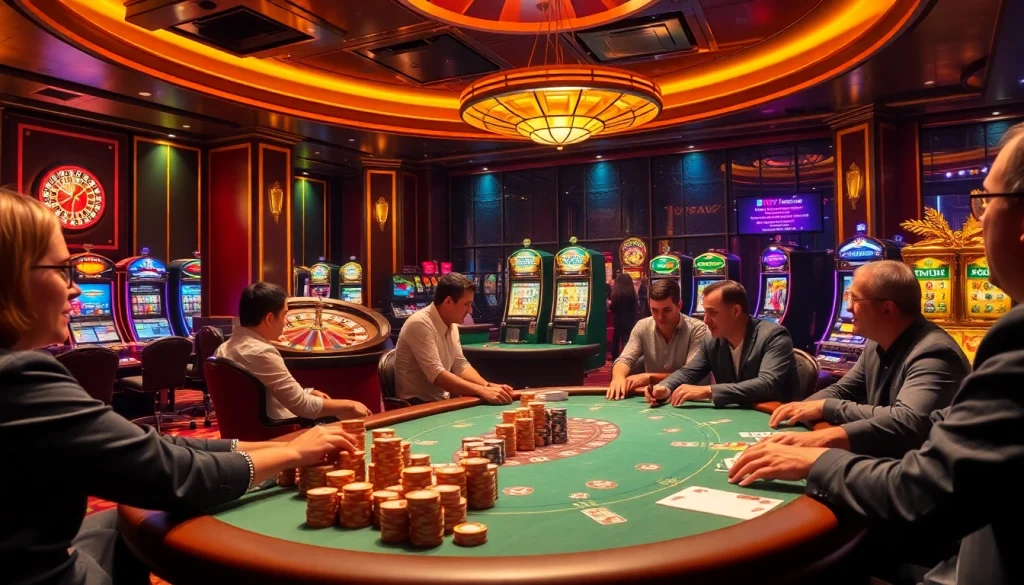Engage with thrilling casino action featuring spicy ai chat on digital booths while playing poker.
