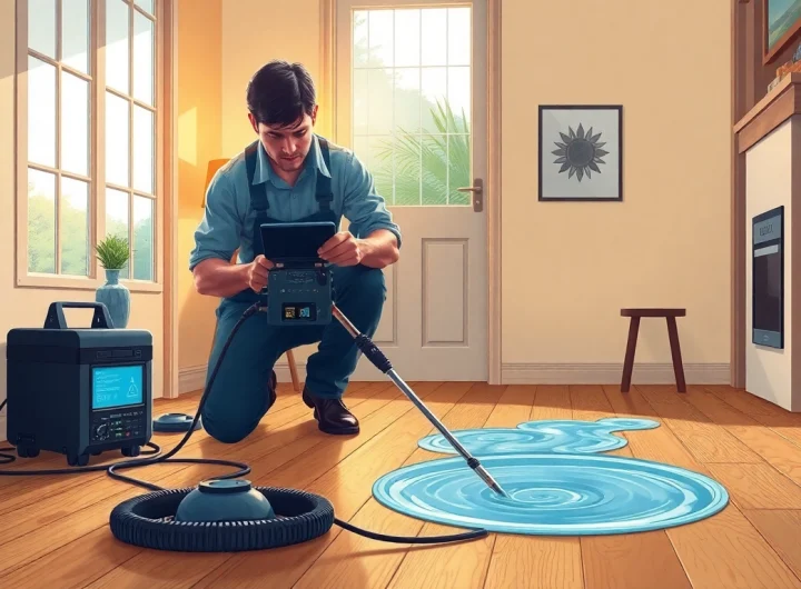 Expert technician conducting Leak Detection Cornwall to identify hidden water leaks effectively.