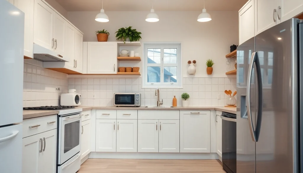 Discover бяла техника options, featuring modern dishwashers and stylish retro ovens in a well-lit kitchen.