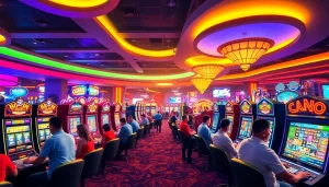 Experience the excitement of Casino online germania with players engaging in thrilling games.