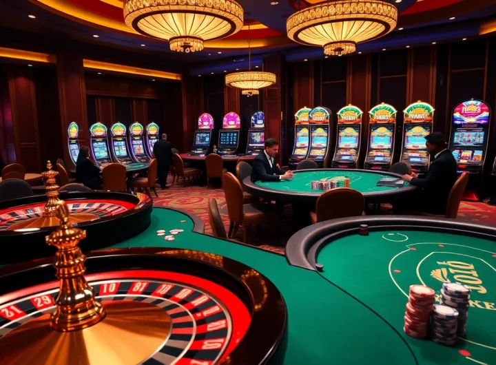 Exciting gaming action at https://thabet.vegas/ showcases luxury casino games and vibrant gaming atmosphere.