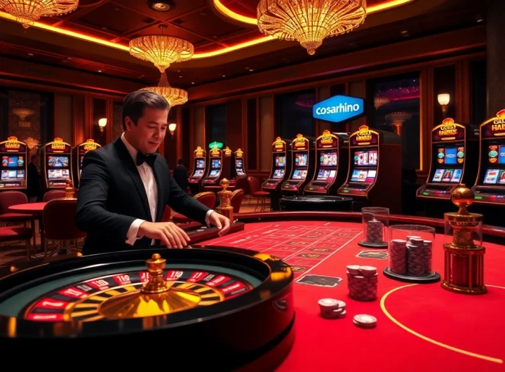Experience the excitement of nhà cái GG88 with professional gaming tables and vibrant casino visuals.