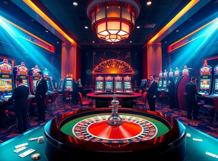 Experience the thrill of max88 fun at a vibrant casino with exciting slot machines and gaming tables.