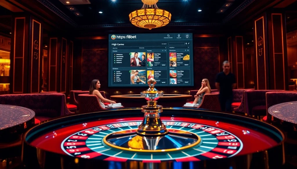 Experience thrilling gameplay at https://f8bet.dental/ with a luxurious casino atmosphere and elegant players.