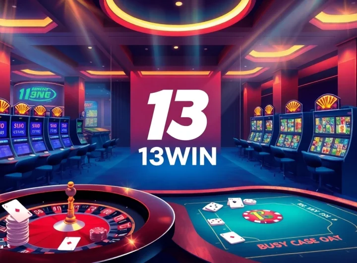 Players enjoying a lively online casino experience at 13win with vibrant tables and exciting games.