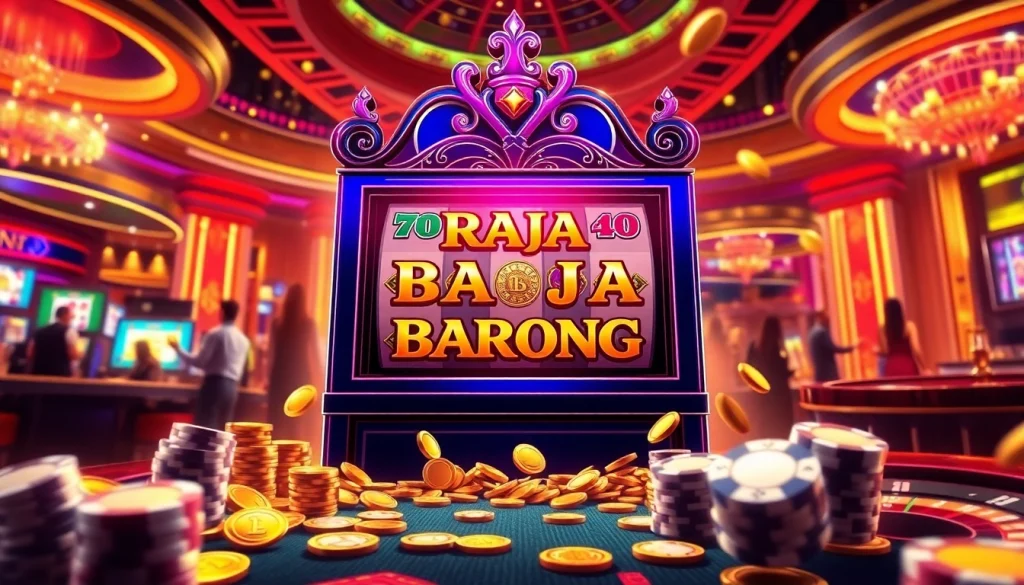 Experience the thrill of raja barong slot with vibrant casino gaming elements and lucky atmosphere.