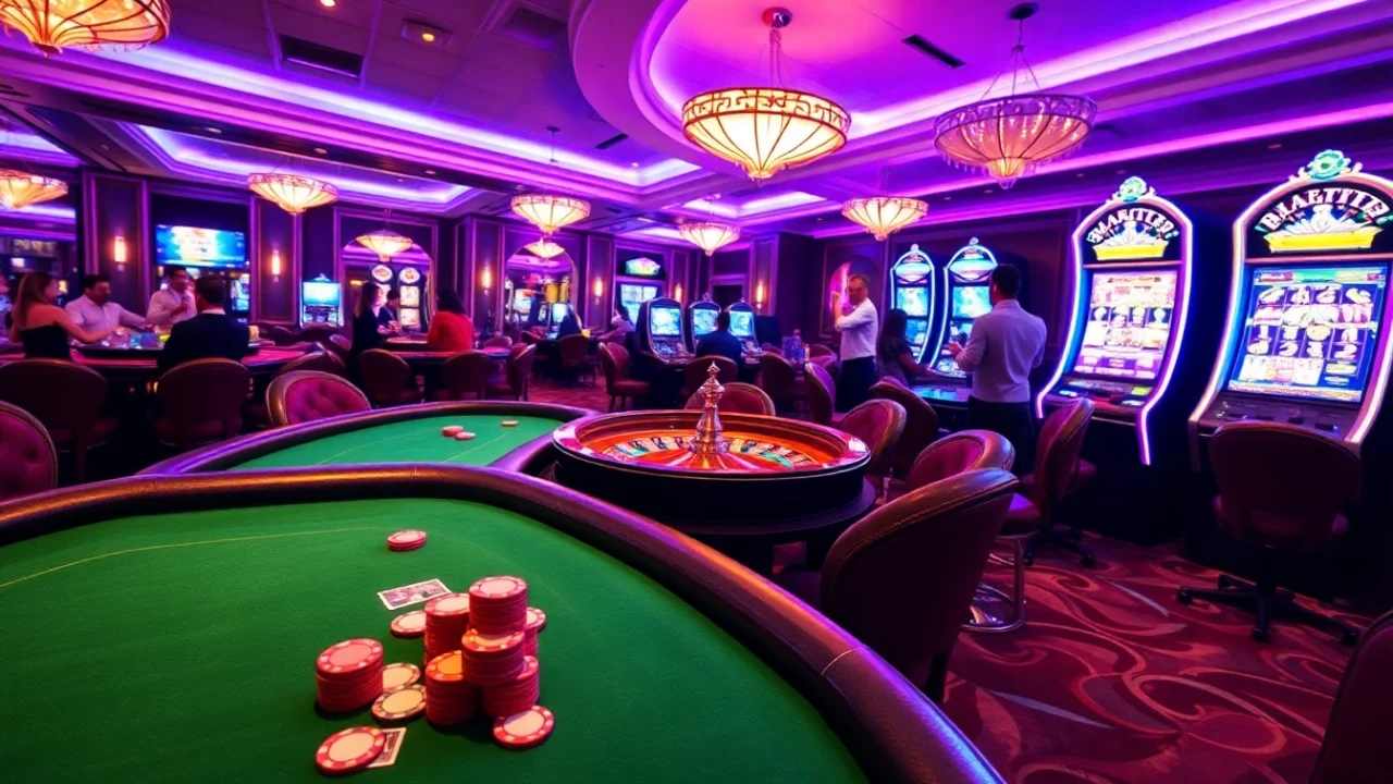 Experience the excitement of F168 casino gaming with vibrant tables and thrilling slot machines.