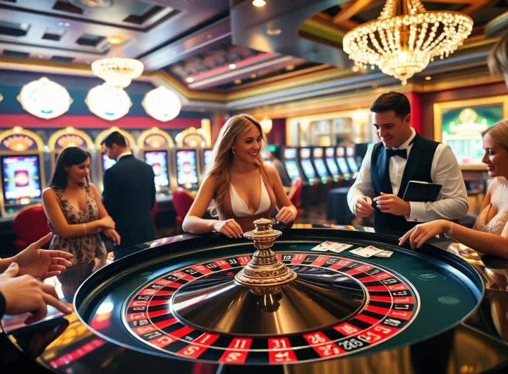 Experience thrilling gameplay at https://mm88.how/ with vibrant casino tables and excited players.
