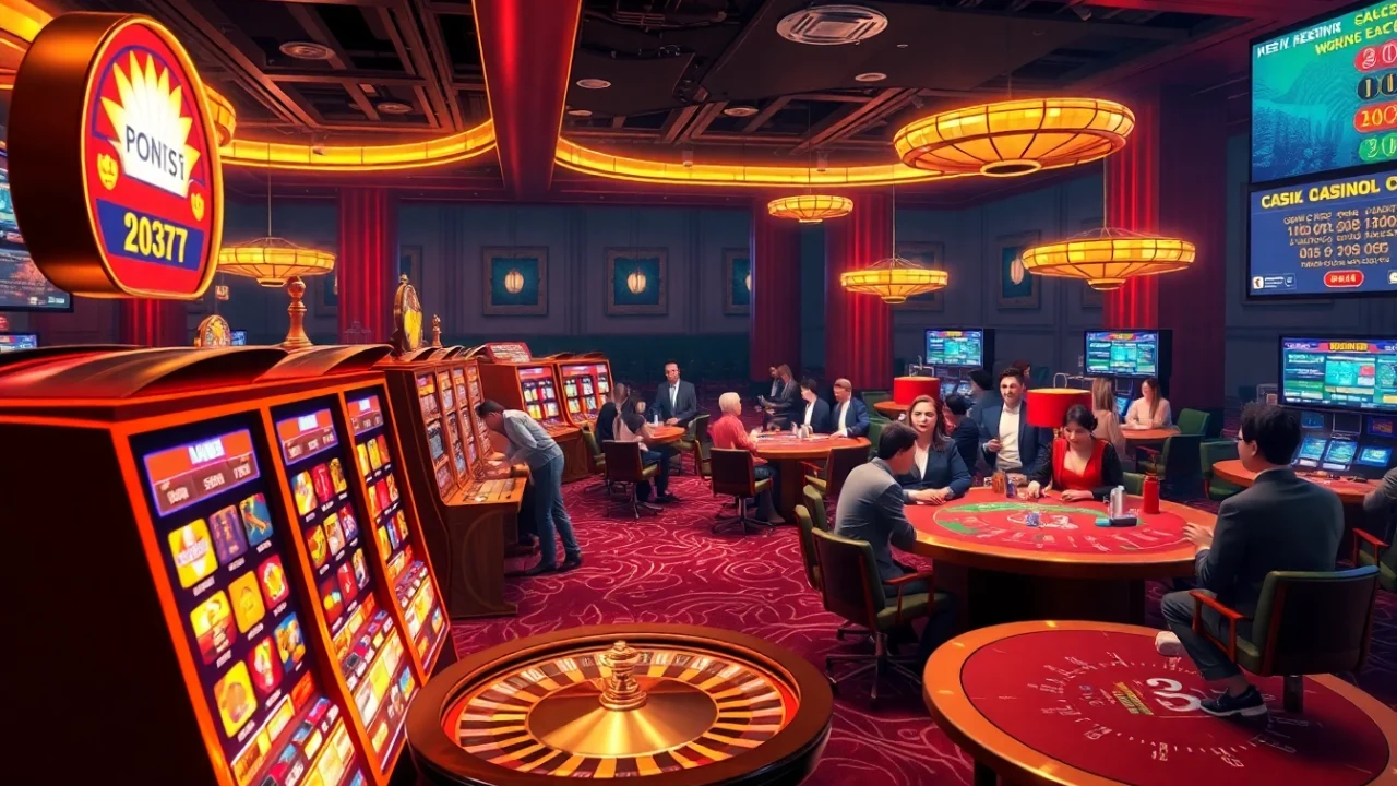 Experience high-stakes gaming with kuwin 789 featuring vibrant slot machines and live dealer action.