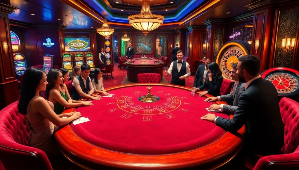 Engage with the thrill of betting at https://hb88.jp.net/ in a vibrant, luxurious casino atmosphere featuring elegant players and games.