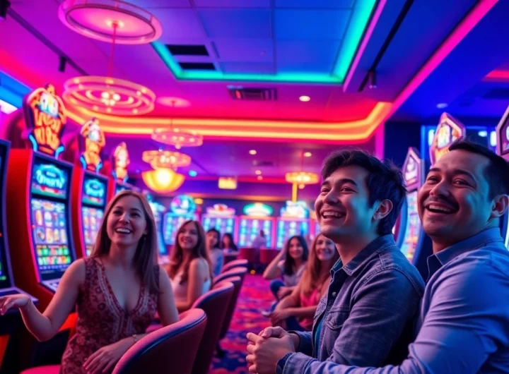 Experience the thrill of online gaming with hoki138's vibrant slot machines and engaging atmosphere.