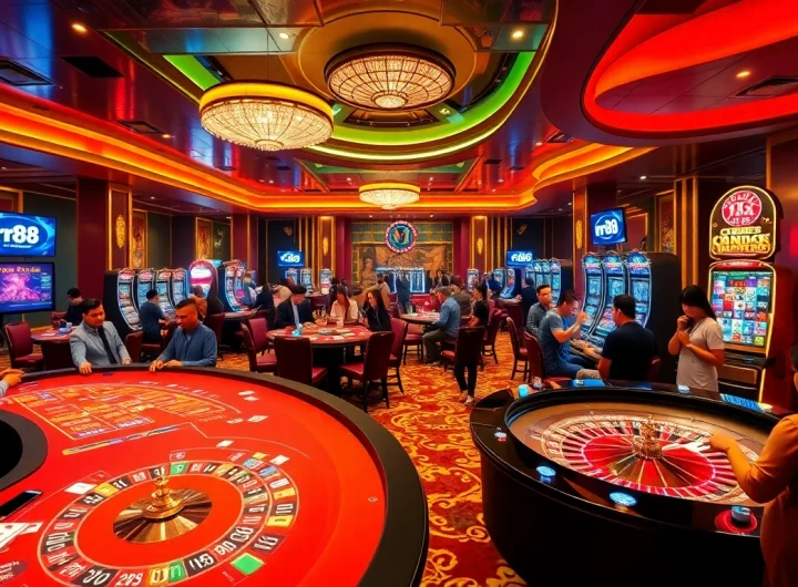 Experience thrilling gambling action at rr88 with vibrant casino games and tables.