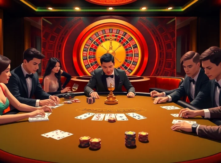 Experience the excitement of Nhà cái RR88 with vibrant casino games and engaged players.