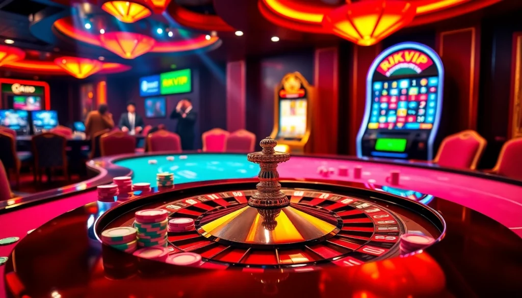 Experience thrilling gameplay at https://rikvip1.store/ with vibrant casinos, roulette tables, and exciting slot machines.