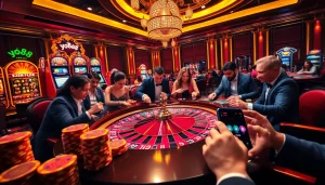 Engage in thrilling casino action with yo88 features like vibrant roulette and poker tables.