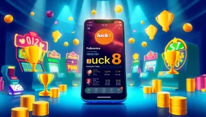 Experience the thrill of online betting at luck8win.live with an engaging app design featuring popular games.