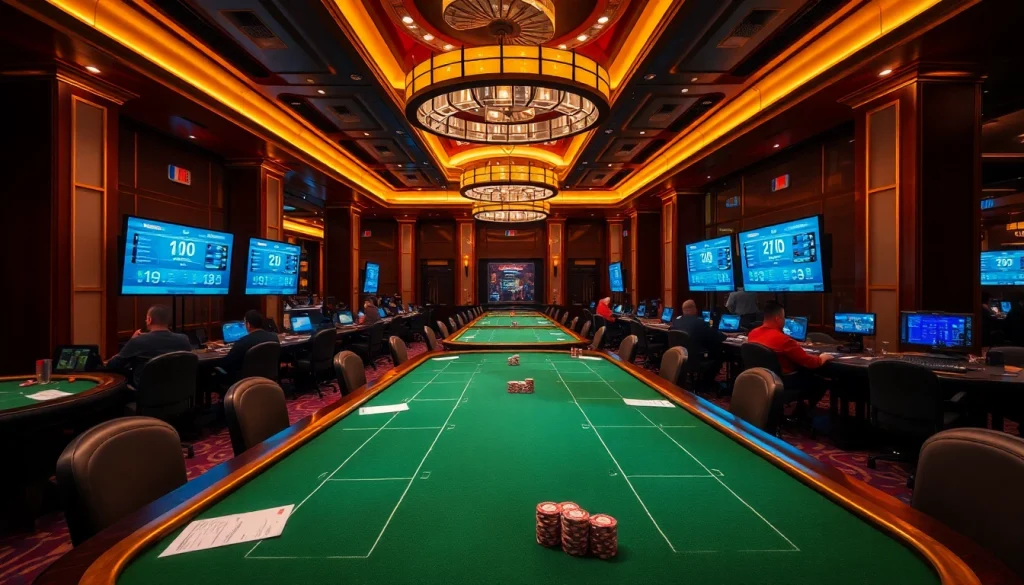 Enjoy live betting and thrill of kèo bóng đá 88 in a high-end casino setting.
