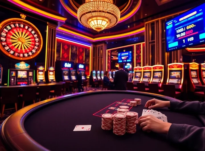 Engaging scene of players enjoying the 88i game at a luxurious casino table filled with excitement.
