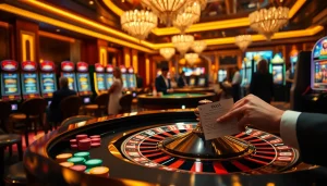 Players engaging with KK55 betting slips at an exciting casino table.