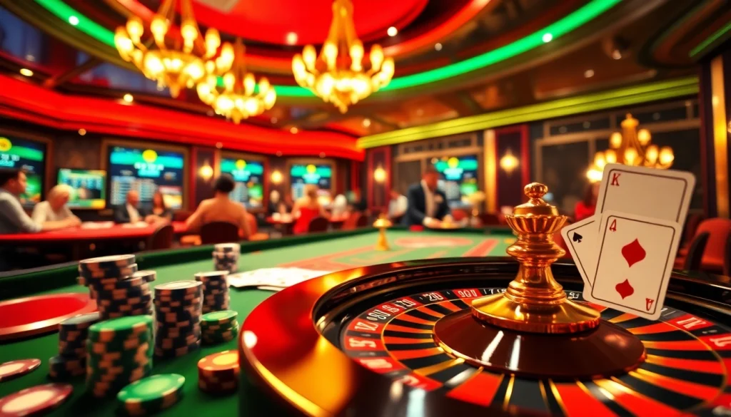 Engage with thrilling games at https://b52club.forum/ showcasing luxurious casino elements and poker excitement.