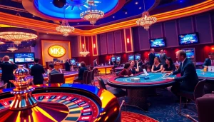 Players enjoying an immersive MK8 online casino experience with exciting gaming elements.