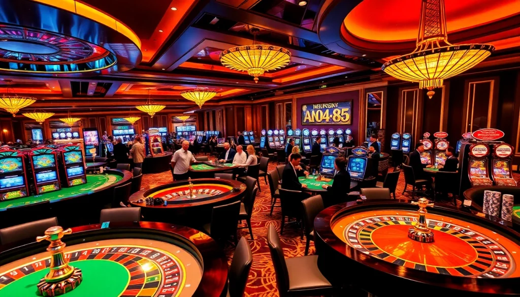 Experience the thrilling atmosphere of a casino with games and excitement at https://nk88net.com/.