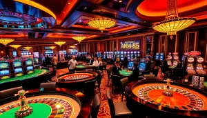 Experience the thrilling atmosphere of a casino with games and excitement at https://nk88net.com/.