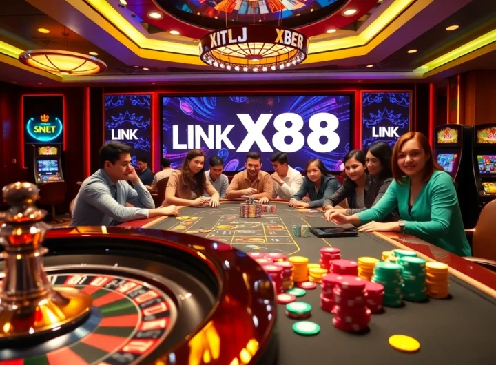 Experience the excitement of LINK XX88 with vibrant casino games and lively players.