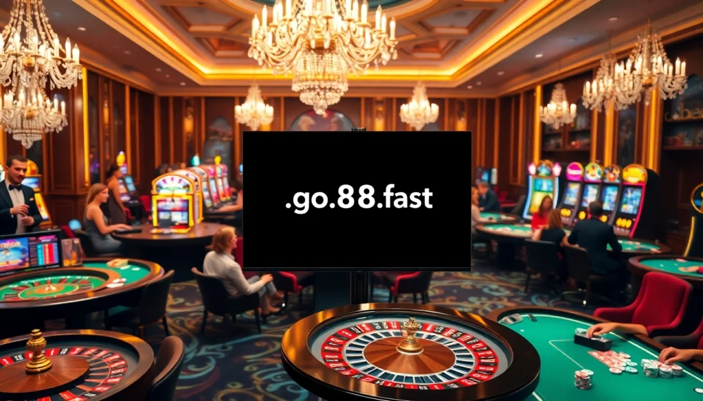 Engage with casino excitement at https://go88.fast/ featuring vibrant slot machines and poker games in an elegant atmosphere.