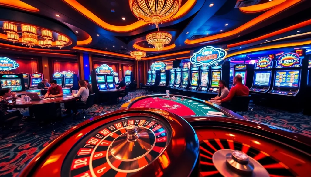 Experience the excitement of gambling with GG88 Tech's vibrant casino atmosphere, featuring dynamic games and engaging players.