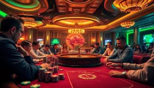 Experience high-stakes poker with da88 betting chips in a luxurious casino atmosphere.