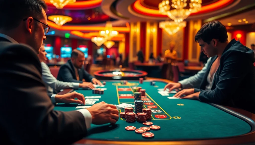 Experience the thrill of high-stakes poker at https:/cm88.bz/, with vibrant colors and professional gamblers.