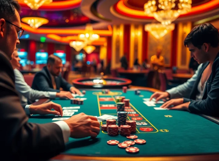 Experience the thrill of high-stakes poker at https:/cm88.bz/, with vibrant colors and professional gamblers.