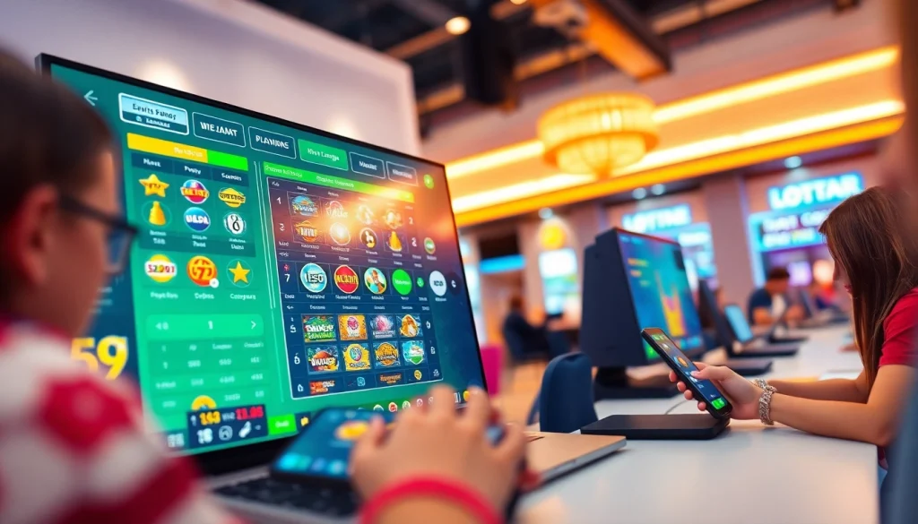 Exciting visual of 92lottery platform showcasing engaging games and user-friendly interface.