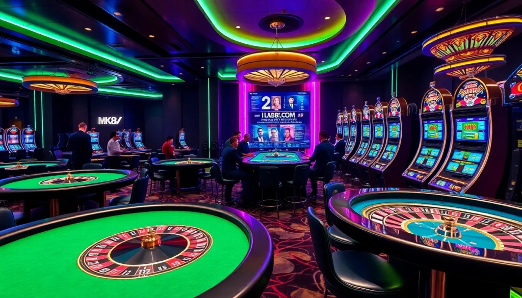 Experience the excitement of gambling at MK8.COM with vibrant casino games and professional dealers.