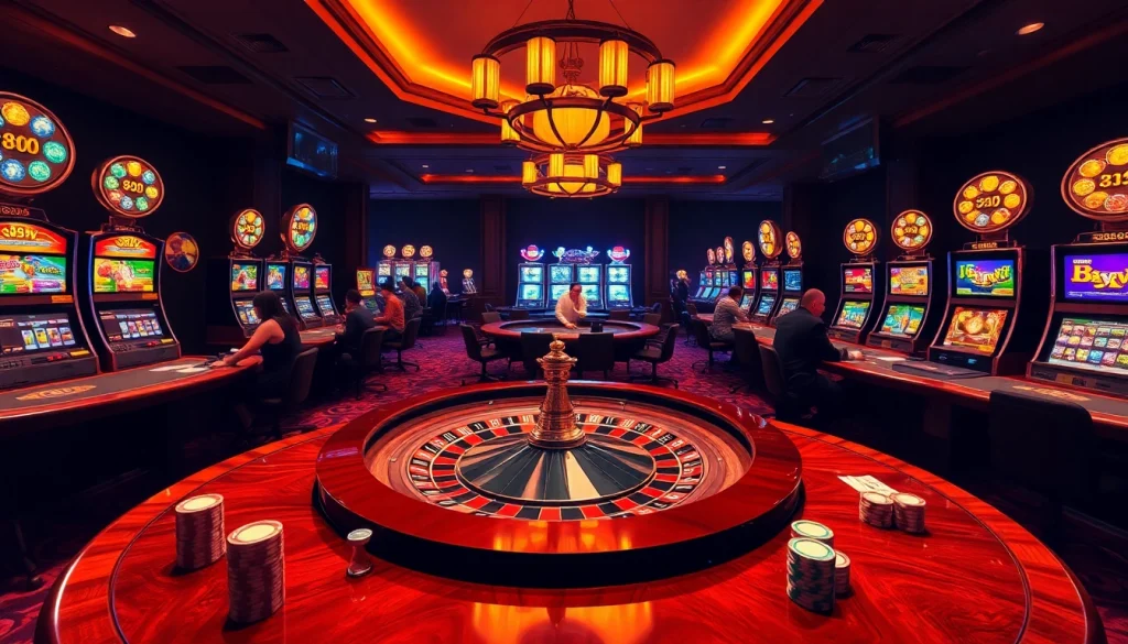 Engage with the 88vv gambling experience showcasing vibrant casino tables and exciting gameplay.