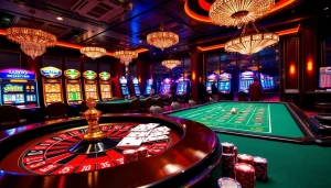 Trải nghiệm những màn chơi đầy kịch tính tại LUCK8 và LUCKY8, với roulette và các máy đánh bạc sống động.