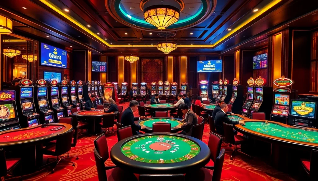 Engaging players at a luxurious casino with the 6RWIN5 COM experience.
