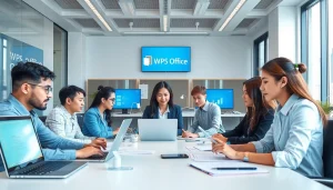 在现代工作区环境中使用 WPS Office 软件的创新型专业人士