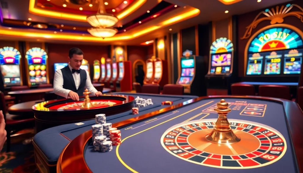 Experience thrilling casino gaming at fb88 with vibrant tables and authentic dealers.