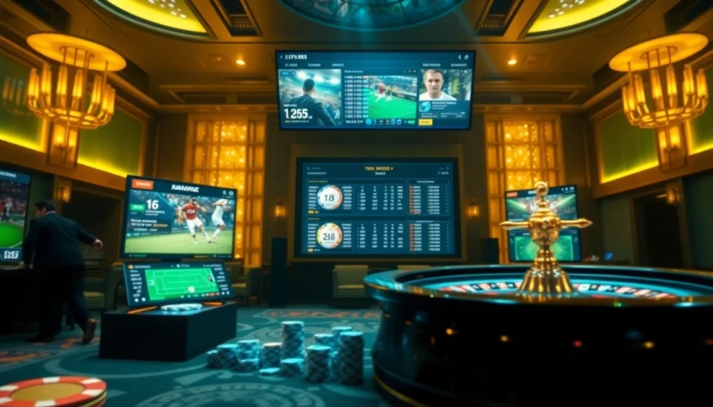 Experience the thrill of betting at nhà cái thể thao FLY88 with vibrant sports odds and casino elements.